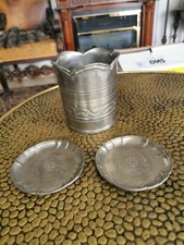 Zinn Set Tischeimer 2