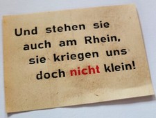 1945 Flugblatt Rhein Alliierte