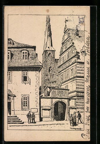 Künstler otto ubbelohde - künstler-ak,