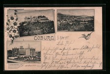 Coburg, Ansichtskarte