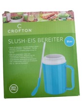 CROFTON Slush-Eisbereiter Becher Blau Kunststoff 200ml Eisbecher BPA Frei