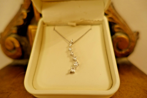 14k weißgold diamant - weißgold,