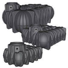 Regenwassertank Flachtank Platin Zisterne Wassertank Erdtank GRAF