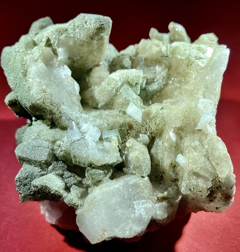 Bergkristall mit chlorit - bergkristall,