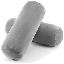 Kissenbezug Nackenrolle Grau