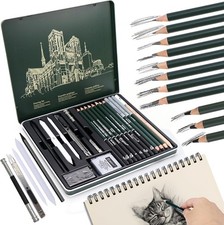 Skizzen zeichen bleistift - bleistift, set