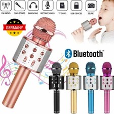 Bluetooth Mikrofon Tragbares Handmikrofon für Kinder und Erwachsene KTV Karaoke
