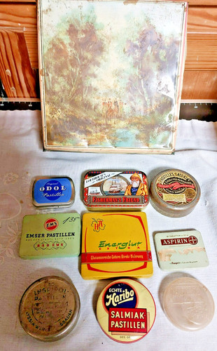 Alte antike blechdosen von - 10,