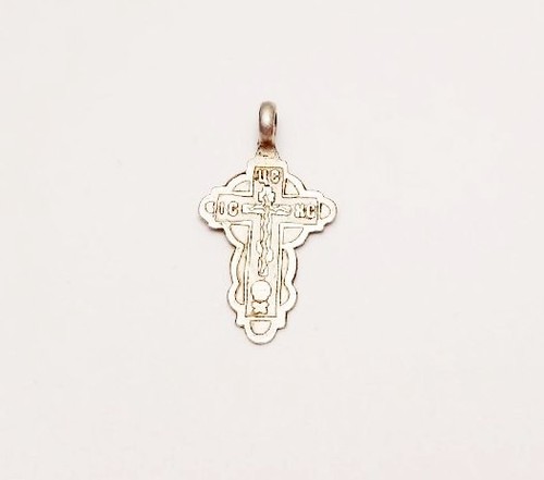 Antikes silbernes brustkreuz - antikes,