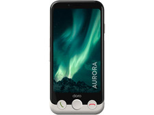 DORO Aurora A10 64 GB Smartphone  4.5 Zoll Bone  Handy Mobiltelefon