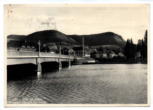 Jena blick auf saale - ak,
