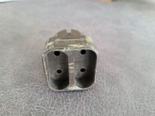 Steckdosenadapter 2-fach braun Schuko