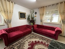 2 Sofas mit 3 Sitzer