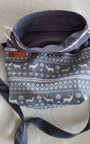Handmade tasche hirschmotiv - tasche,
