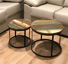 Industrial Couchtisch Set 2