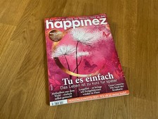 happinez - Zeitschrift - Nr. 03/2022 Tu Es Einfach komplett mit Spiel Test Seele