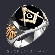 Freimaurer Siegelring Ring