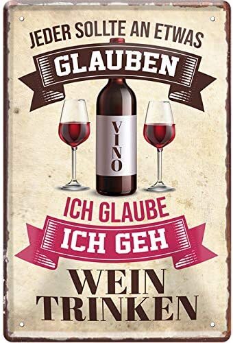 Blechschild lustiger spruch - lustiger,