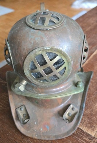 Vintage taucherhelm miniatur - vintage,