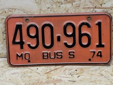 ALTES BUS NUMMERNSCHILD USA -