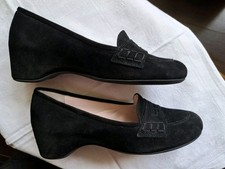 ANDREA MANUELI Slipper Mokassins Halbschuhe Wildleder Gr. 36 VK 110€