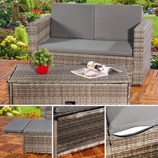 Lounge Gartenmöbel Sofa Bank