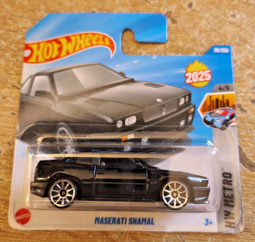 Hot wheels maserati shamal - wheels,