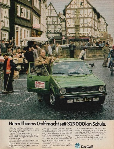 Volkswagen golf reklame - vw,