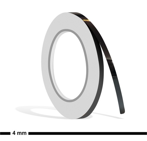 Zierstreifen 4mm schwarz - 4mm,
