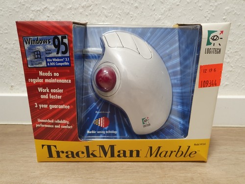 Logitech trackman marble maus - marble,