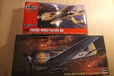 Focke Wulf FW  190 F-9 Panzerblitz  A-8  Konvolut Hasegawa Airfix mit    1/72