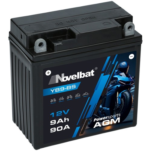 Agm motorradbatterie yb9 - agm, yb9-bs