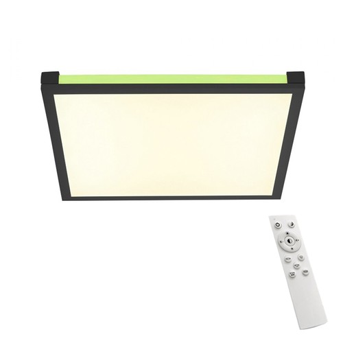 Led aufbaupanel schwarz - led,
