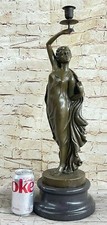 100% Bronze Statue Jugendstil