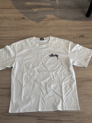 Stüssy herren shirt - t-shirt, weiß