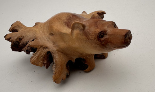 Bär braunbär holz - braunbär, skulptur