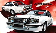 Opel Ascona  Flagge -