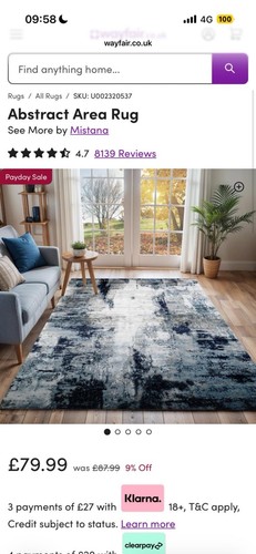 Wayfair aqua blau abstrakt - aqua,