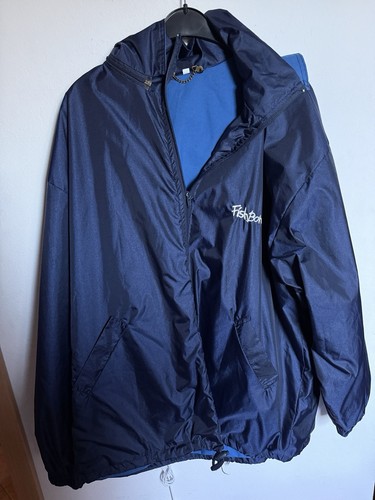 Vintage fishbone jacke blau - fishbone, xl