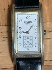 Gruen Curvex Quarz Silber