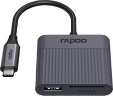Rapoo Speicherkartenleser/-adapter 226497 UCR-3011 3-IN-1 USB-C KARTENL. B Ware