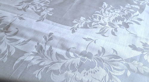 Mako damast tischdecke 160cm - tischdecke,,