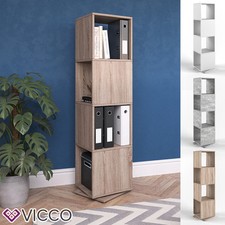 Drehregal Regal Ordnerregal Standregal Bücherregal Büro Farbauswahl XXL Vicco