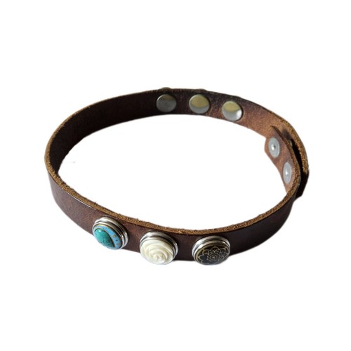Noosa braunes wickelarmband - -,