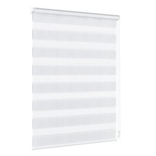Doppelrollo Duo Rollo Klemmfix ohne Bohren Fensterrollo Zebrarollo Duorollo Weiß