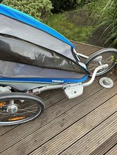 THULE Chariot CX 1 Kinderwagen, Joggingset, blau