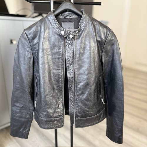 Mango lederjacke damen - mango, jacke