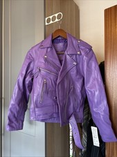 Lederjacke von Infinity Lila