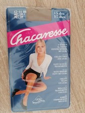 1 Feinstrumpfhosen  15. Marke: Chacaresse. Farbe: Melon. Größe: 42-44.