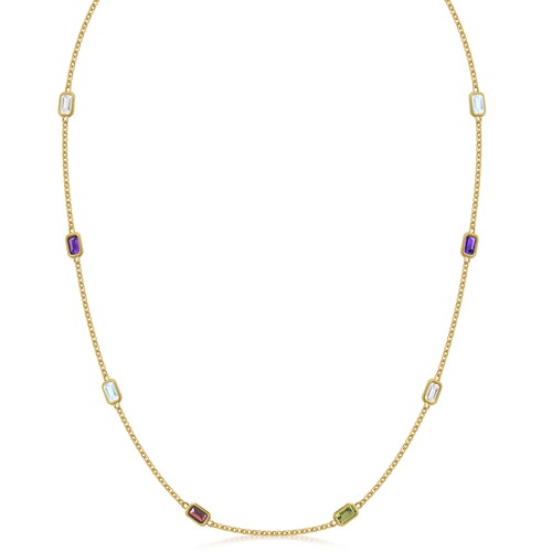 Materia gold collier mit - gold,